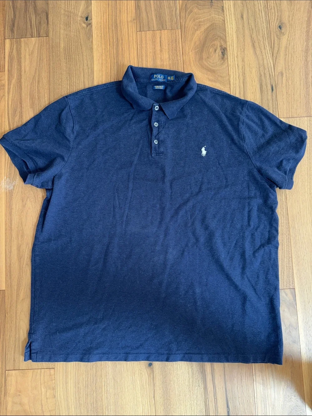 Polo by Ralph Lauren Navy Polo with White Pony Logo